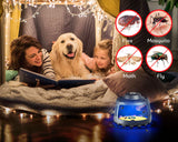 FROGURU Flea Trap with 20 Sticky Refill Discs - Easy to Use Indoor Flea Catcher Treatment with 4 LED Light Modes - Traps Insects Inside Your Home Like Fleas, Flies, Mosquitoes, Gnats, Moths, etc.