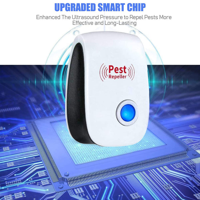 Mouse Repellent 10 Pack Ultrasonic Pest Repeller Mice Repellent Indoor Mouse Trap Rodent Repellent Ultrasonic Plug in Pest Defense Plug in Device Pest Control for Ant Spider Rodent Mosquito Roach