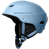 OutdoorMaster Kelvin Ski Helmet - Snowboard Helmet for Men, Women & Youth (Gray Blue,L)