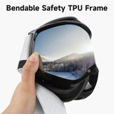 findway OTG Ski Goggles - Over Glasses Snow Snowboard Goggles for Men Women Adult & Youth - Anti-Fog 100% UV Protection