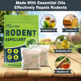 TSCTBA Rodent Repellent Indoor, Mouse repellents, Rodent Repellent Outdoor, Peppermint to Repel Mice and Rats,Rats Repellent for House,Mice Repellent,Mice Deterrent - 12P