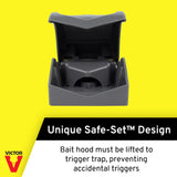 Victor M070 Easy and Safe-Set Power Kill Mouse Trap Quick and Clean Rodent Disposal - 12 Reusable Mouse Traps