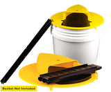 RinneTraps - Flip N Slide Bucket Lid Mouse Trap |Humane or Lethal| |Trap Door Style| |Multi Catch |Auto Reset| |Indoor Outdoor| |No See Kill| |5 Gallon Bucket Compatible| Made in USA (4)