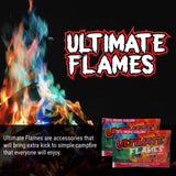 Magical Flames Fire Color Changing Packets for Campfires, Fire Pit, Outdoor Fireplaces - Camping Essentials for Kids & Adults - 12 Pack, Ultimate Flames