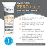 Trace Minerals ZEROLyte (Salty Orange) | Sugar Free Electrolyte Powder Drink Mix | Hydration, Immunity & Energy Support Powered by Concentrace | Gluten Free, Vegan | 30 Packets