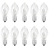 SENITEK EARPADS Flea Trap Light Bulb Replacement, 10 Pack 7W Flea Trap Bulbs, Replacement Bulbs for Flea Traps Inside Your Home, E12 7 Watt 120 Volt Bulb with a Screw-in Base for Flea Trap Light Lamp