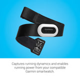 Garmin 010-13118-00 HRM-Pro Plus, Premium Chest Strap Heart Rate Monitor, Captures Running Dynamics, Transmits via ANT+ and BLE