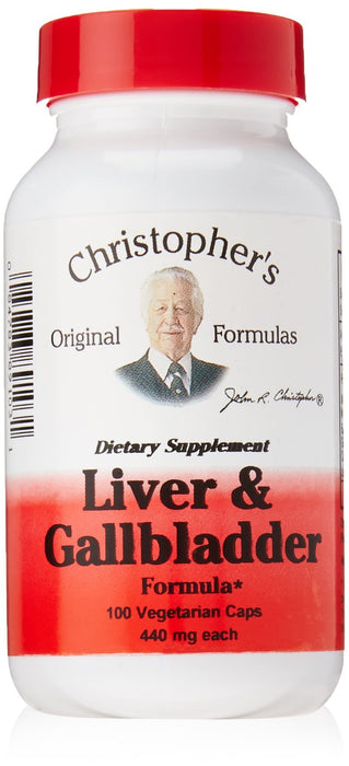 Dr. Christopher's Original Formulas Liver and Gall Bladder Formula Capsules, 100 Count (Pack of 2)