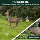 SUAVEC Deer Repellent, Rabbit Repellents, High-Strength Deer and Rabbit Repellent for Trees, Repellant Deer for Yard Powerful, Deers Repellent Outdoor for Lawn, Garden Deer Deterrent-10P Yellow