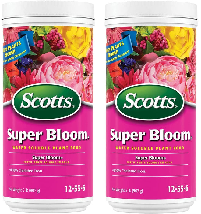 Scotts 110500 Super Bloom Water Soluble Plant Food, 2-Pound (2 Pack)