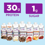Ensure Max Protein Nutrition Shakes, Variety Pack, With 30g of Protein, 1g of Sugar, Nutrients to Support Immune System Health, High Protein Shake, 11 fl oz, Pack of 8, Liquid