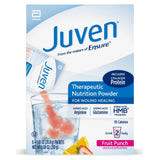 Juven Therapeutic Nutrition Drink Mix Powder for Wound Healing Support, Includes Collagen Protein, Fruit Punch, 1.01 Ounce (Pack of 48)