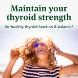 MegaFood Thyroid Strength - Mineral Supplement - Thyroid Support for Women with Ashwagandha, Zinc, Selenium, Copper, Iodine & L-Tyrosine & Herb Blend - Vegetarian - 60 Tabs (30 Servings)
