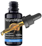 Nano Lions Mane Extract | Ultra Clear | Premium Brain Supplement for Memory and Focus | Instant Absorption | Made with Nanotechnology | for Adults | 1 Fl oz