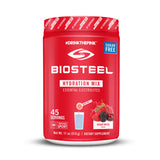 BioSteel Zero Sugar Hydration Mix, Great Tasting Hydration with 5 Essential Electrolytes, Mixed Berry Flavor, 45 Servings per Tub