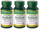 Nature's Bounty Probiotic Acidophilus, 360 Tablets (3 X 120 Count Bottles),, 360 Count ()