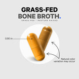 Codeage Organic Bone Broth Collagen Peptides Capsules Supplement, Grass Fed Beef Bone Broth, Free-Range Chicken Bone Broth, Turmeric & Ashwagandha, Bones, Cartilage, Skin, Joint Support - 180 Capsules