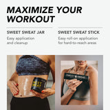 Sweet Sweat Workout Enhancer Roll-On Gel Stick - Sweat Harder and Faster, Helps Promote Water Weight Loss, Use with Sweet Sweat Waist Trimmer