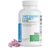 Bronson Tart Cherry Extract 2500 mg Vegetarian Capsules with Antioxidants and Flavonoids Non-GMO, 360 Count