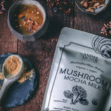 Anima Mundi Apothecary Mushroom Mocha Milk - Organic Dairy-Free Creamer with Coconut, 7 Mushrooms and Cacao - Vegan Coconut Cream and Mushroom Powder for Coffee, Tea and More (8oz / 227g)