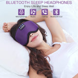 Sleep Mask with Bluetooth Headphones,LC-dolida Sleep Headphones Bluetooth Sleep Mask 3D Sleeping Headphones for Side Sleepers Best Gift and Travel Essential (Classical Purple)