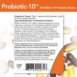 NOW Supplements, Probiotic-10™, 100 Billion, with 10 Probiotic Strains,Dairy, Soy and Gluten Free, Strain Verified, 30 Veg Capsules