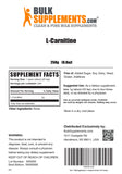 BULKSUPPLEMENTS.COM L-Carnitine Powder - Carnitine Supplement, L Carnitine 1000mg, Carnitine Powder - Amino Acids Supplement, Energy Support - Gluten Free, 1g per Serving, 250g (8.8 oz)