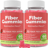 Fiber Gummies for Women & Men-Soluble Fiber Gummies with Vitamins C,Chicory Root & Inulin-5g of Daily Prebiotic Fiber Gummies for Digestive,Intestinal, Immune & Regularity Health,Vegan,120 Counts