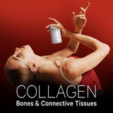 Codeage Organic Bone Broth Collagen Peptides Capsules Supplement, Grass Fed Beef Bone Broth, Free-Range Chicken Bone Broth, Turmeric & Ashwagandha, Bones, Cartilage, Skin, Joint Support - 180 Capsules