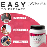 Zurvita Zeal for Life 30-Day Wellness Canister, 420 Grams, Wild Berry