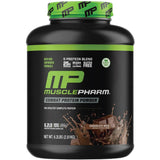 MusclePharm Combat Protein Powder, Chocolate Milk - 6.2 lb - Gluten Free - 77 Servings