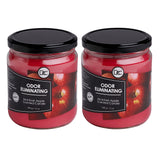 McIntosh Apple 2 Pack Odor Eliminating Highly Fragranced Candle - Eliminates 95% of Pet, Smoke, Food, and Other Smells Quickly - Up to 80 Hour Burn time - 12 Ounce Premium Soy Blend