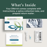 AncestryDNA + Traits Genetic Test Kit: Personalized Genetic Traits, DNA Ethnicity Test, Origins & Ethnicities, Complete DNA Test, Ancestry Reports