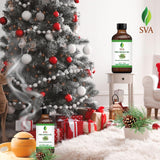 SVA Pine Needle Oil 4oz (118 ml) Premium Essential Oil with Dropper for Diffuser, Aromatherapy, Skin Care, Hair Care & Massage