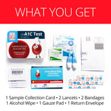 A1C Test Kit | Average Blood Glucose | 1 Test | Results Included | HbA1C