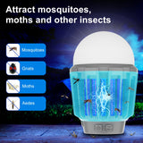 Wisely Bug Zapper Outdoor/Indoor Electric, USB-C Rechargeable Mosquito Killer Lantern Lamp, Portable Insect Electronic Zapper Indoor Trap, with LED Light Oceanblue