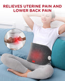 Upgraded Heating Pad for Back Pain Relief, Comfytemp XL Electric Heated Wrap for Cramps with Strap, FSA HSA Eligible, 9 Heat Levels, 11 Auto-Off, Backlight, Low Back, Waist, Lumbar, Sciatica 15"x 24"