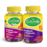 Culturelle Probiotic Gummies Bundle – Daily Probiotic Gummies for Men and Women + Daily Probiotic Gummies for Kids with Prebiotics and Vitamin C Boost, Digestive + Immune Support, Gluten Free