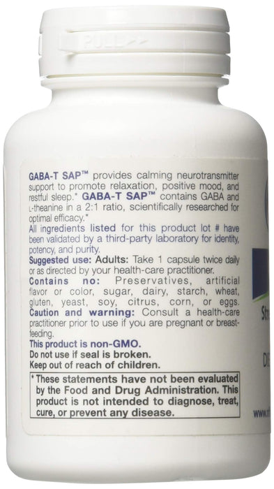 Nutritional Fundamentals For Health Gaba T Sap 60 Capsules