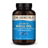 Dr. Mercola Antarctic Krill Oil, 90 Servings (180 Capsules), Dietary Supplement, Supports Organ, Bone and Joint Health, Non GMO, MSC Certified