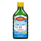 Carlson - Kid's Cod Liver Oil, 550 mg Omega-3s, Vitamins A & D3, Wild Norwegian, Lemon, 250 mL