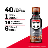Muscle Milk Pro Advanced Nutrition Protein Shake, Knockout Chocolate, 14 Fl Oz Bottle, 12 Pack, 40g Protein, 1g Sugar, 16 Vitamins & Minerals, 6g Fiber, Workout Recovery, Packaging May Vary