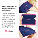 Large Reusable Gel Ice Pack for Maximum Pain Relief | 11" x 15" | Flexible Ice Pack | Cold Packs for Injuries | Knee, Back, and Shoulder Pain Relief | Inflammation, Post-Op and More by Magic Gel