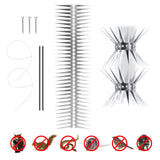 YXYBST Bird Spikes for Outside Keep Your Property Safe from Unwanted Birds with Our Outdoor 20inch