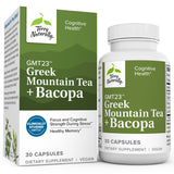 Terry Naturally GMT23 Greek Mountain Tea + Bacopa - 30 Capsules - Supports Cognitive Health - Non-GMO, Vegan - 30 Servings
