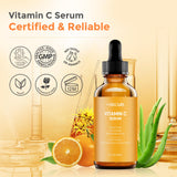 +1HEROLABS Vitamin C Face Serum With Hyaluronic Acid - Anti Aging Serum - Reduce Dark Spots, Professional Grade Treatment For Face & Eyes,Dark Spots,Acne,Wrinkles,For Men & Women
