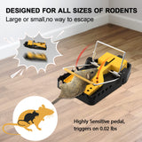 Mouse Traps Indoor for Home,Quick Sensitive Effective Mouse Trap, Powerful Rat Traps Indoor with Teeth-Like Design Bait Cup, Reusable Sanitary Mice Traps for House Indoor Outdoor(12 Pack)