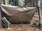 Arcturus Heavy Duty Survival Blanket – Insulated Thermal Reflective Tarp - 60" x 82". All-Weather, Reusable Emergency Blanket for Car or Camping (Olive Green)