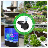 GROWNEER 2 Packs 550GPH Submersible Pump 30W Ultra Quiet Fountain Water Pump, 2000L/H, with 7.2ft High Lift, 3 Nozzles for Aquarium, Fish Tank, Pond, Hydroponics, Statuary