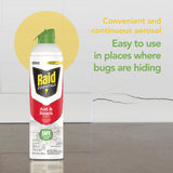 Raid Essentials Ant & Roach Killer Aerosol Spray, Child & Pet Safe, Kills Insects Quickly, for Indoor Use, 10 oz (Pack of 3)